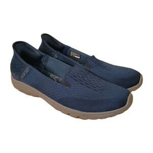 Skechers Slip Ins Size 9 Reggae Fest 2.0 Guiding Light Navy Hands Free Comfort